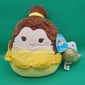 Squishmallow Disney Princess Belle & Lumiere 12"NWT RARE Beauty And The Beast